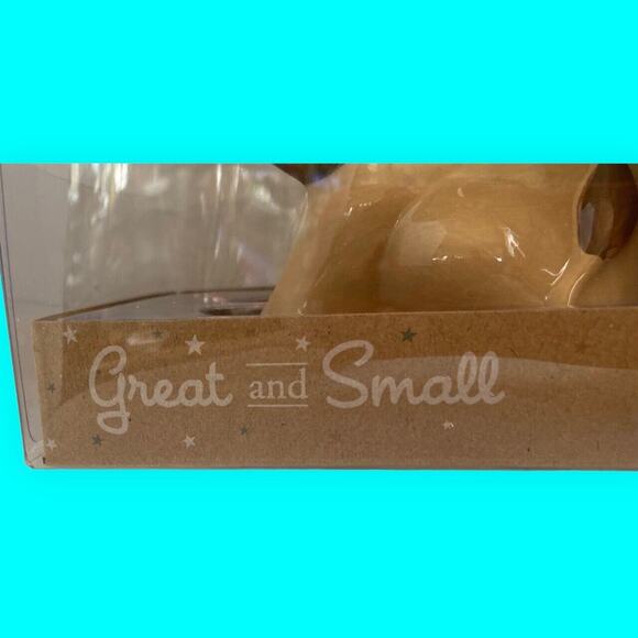 GREAT AND SMALL Bookends Elephant and Lion Ceramic by Baby Aspen - Picture 7 of 8